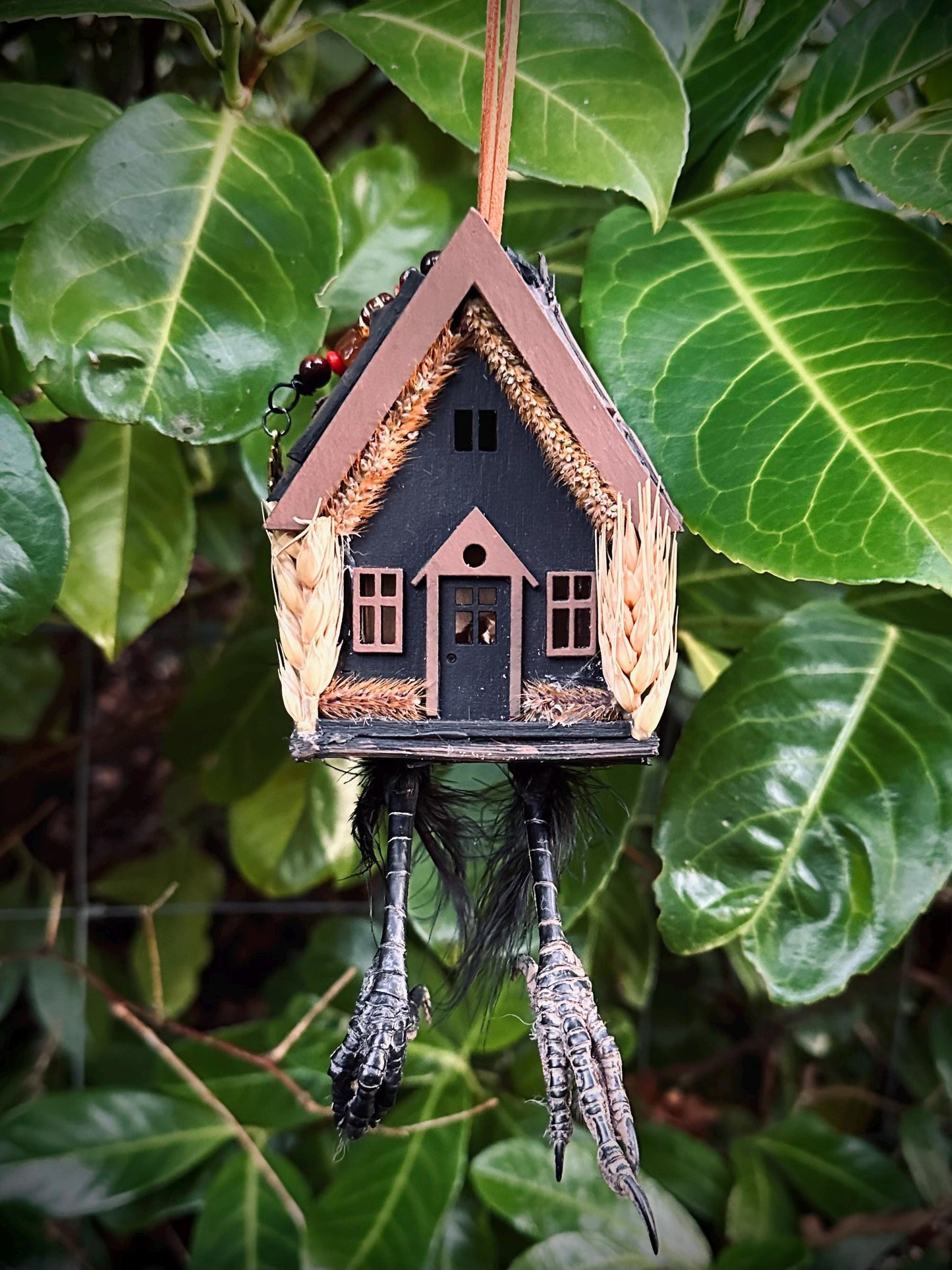 Handmade Baba Yaga Hut Decoration