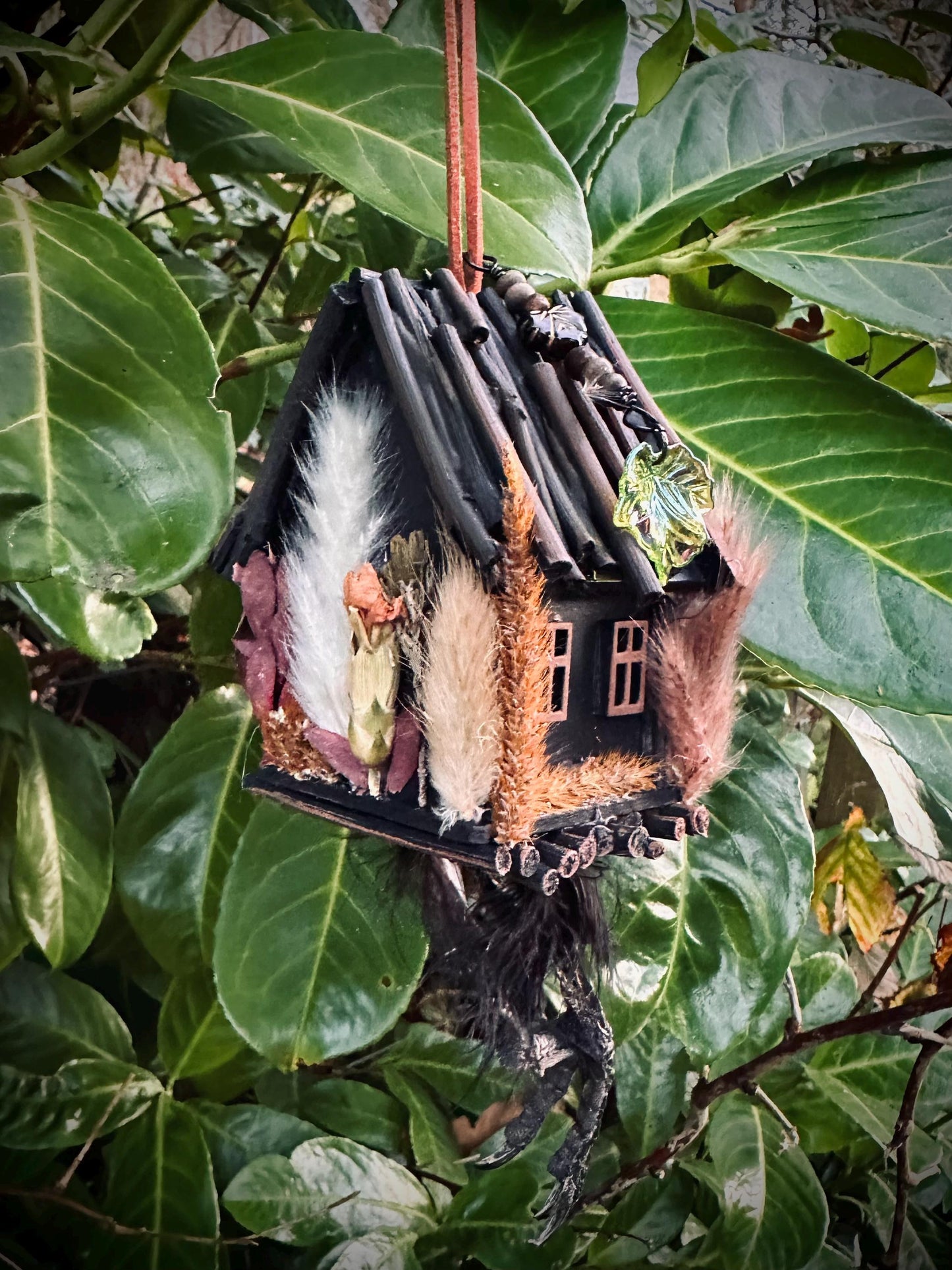 Handmade Baba Yaga Hut Decoration