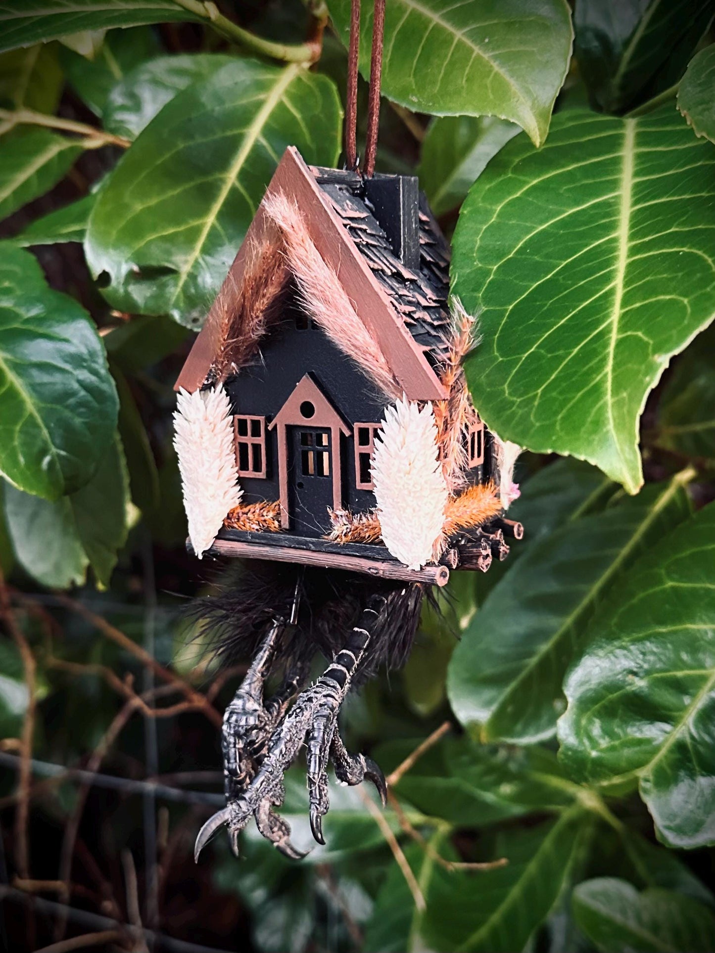 Handmade Baba Yaga Hut Decoration