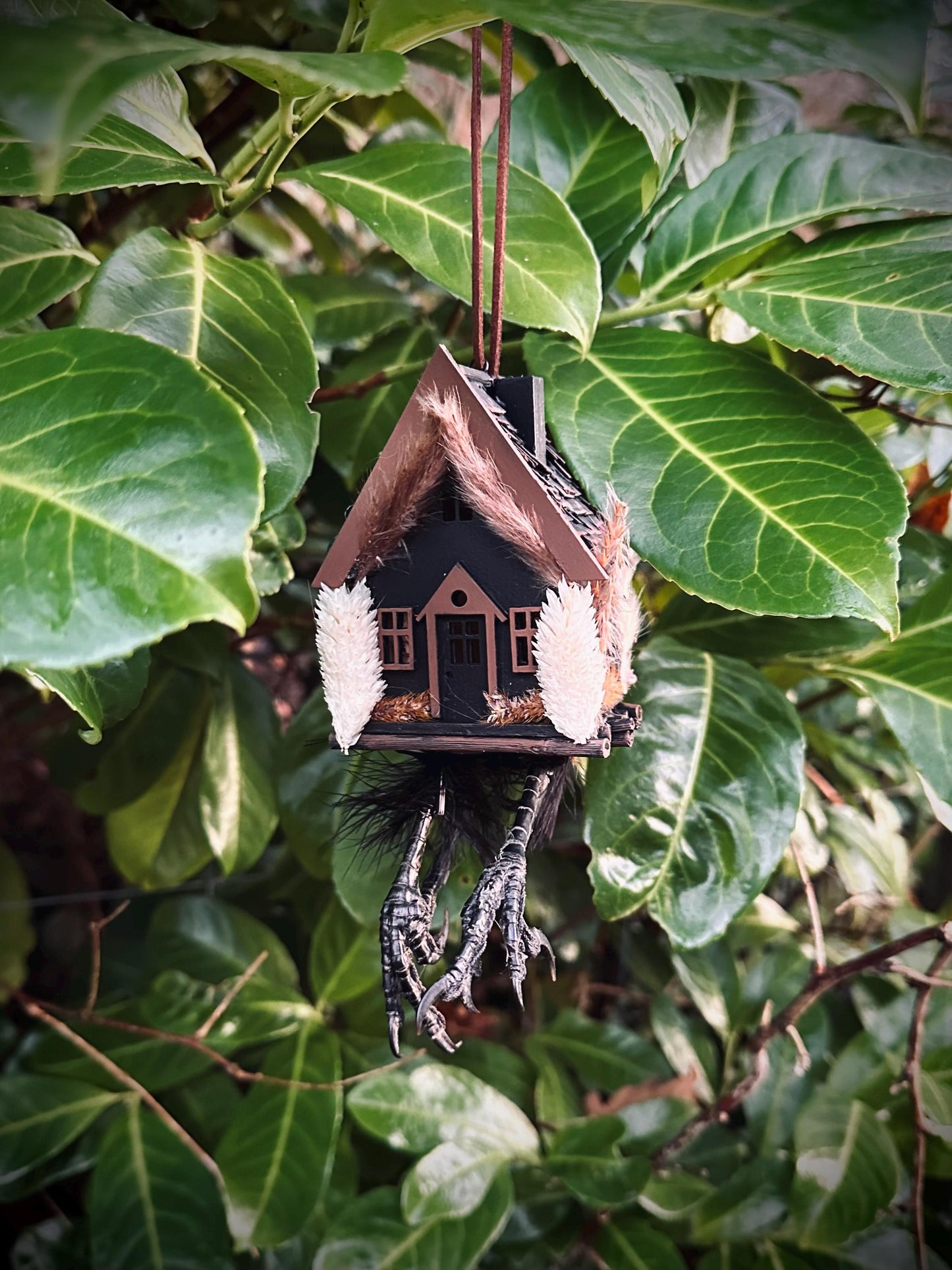 Handmade Baba Yaga Hut Decoration