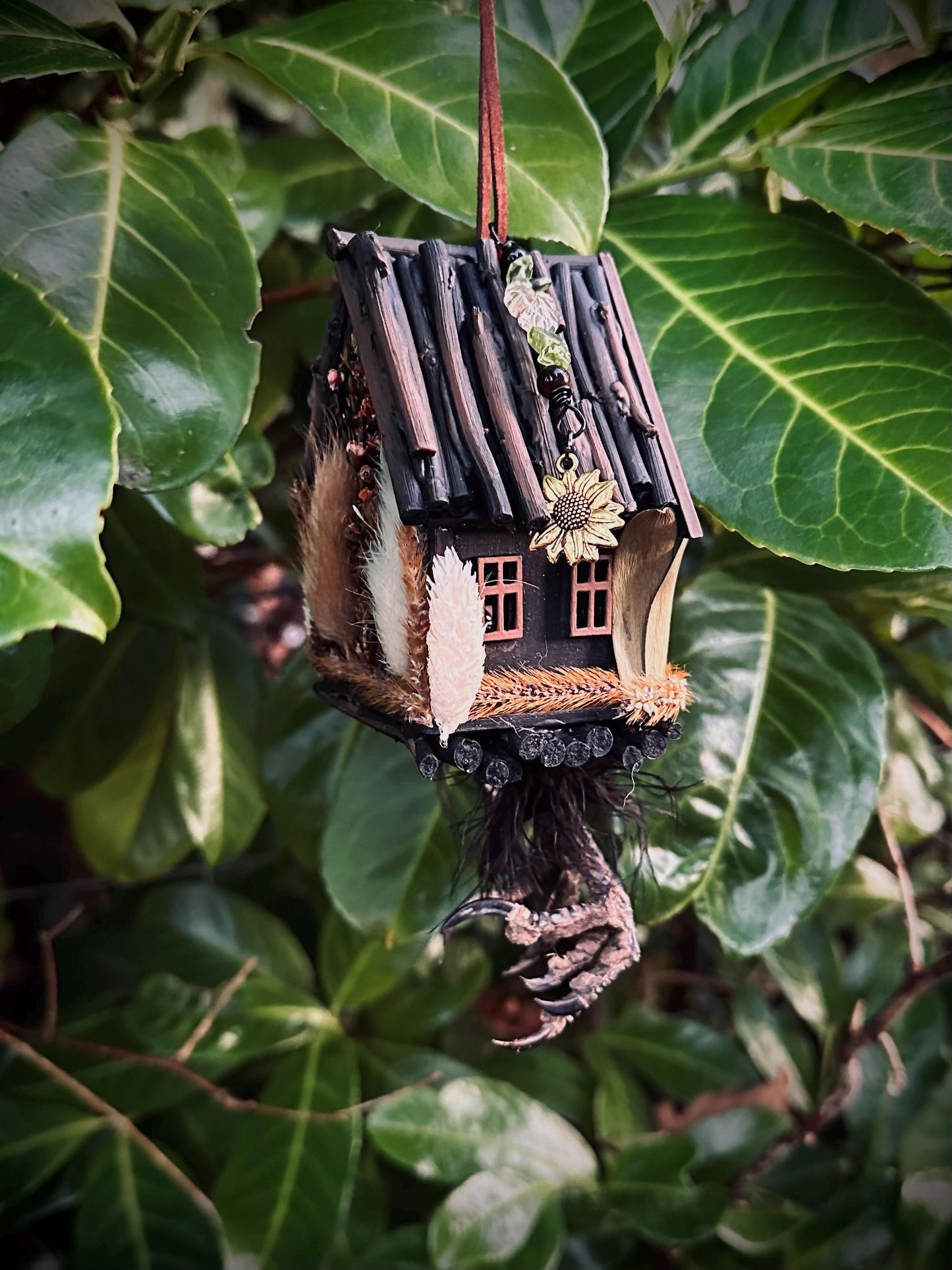Handmade Baba Yaga Hut Decoration