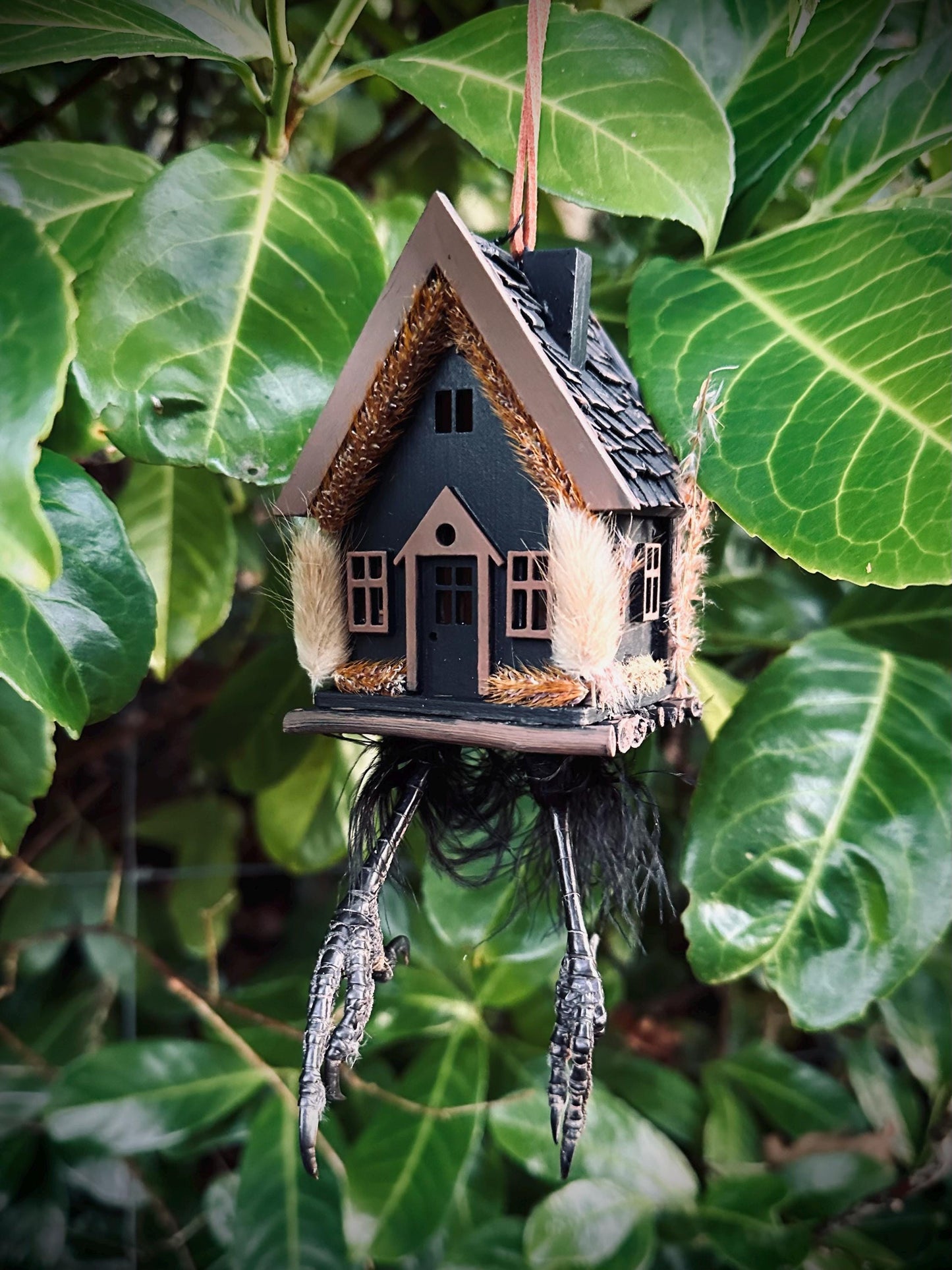 Handmade Baba Yaga Hut Decoration