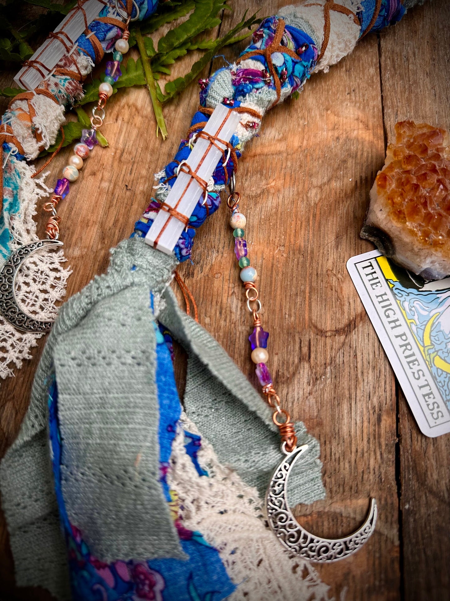 Handmade Crystal Hair Wrap