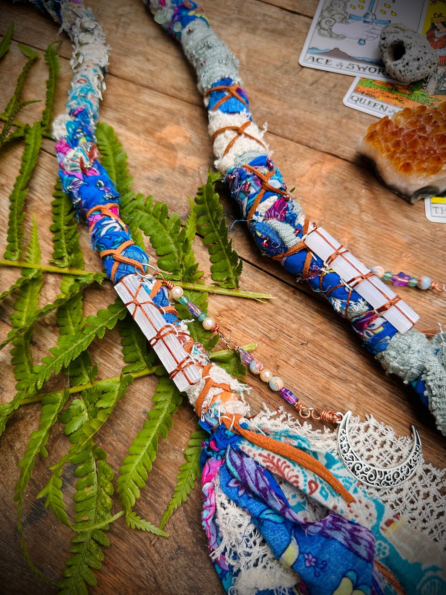 Handmade Crystal Hair Wrap