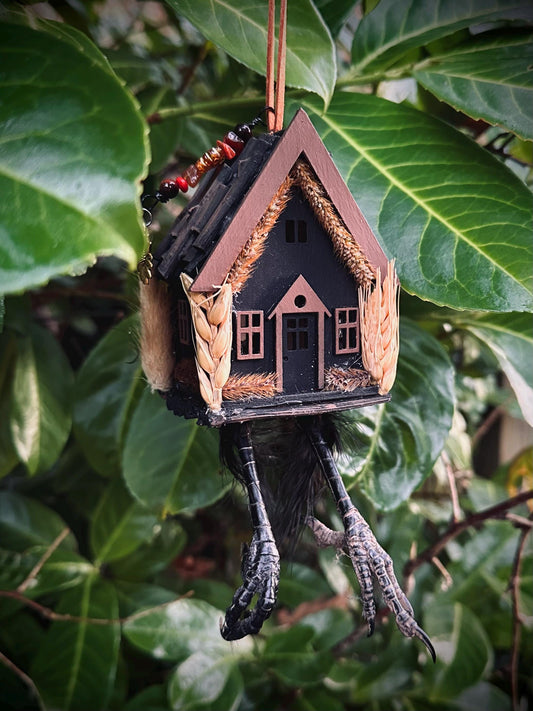Handmade Baba Yaga Hut Decoration