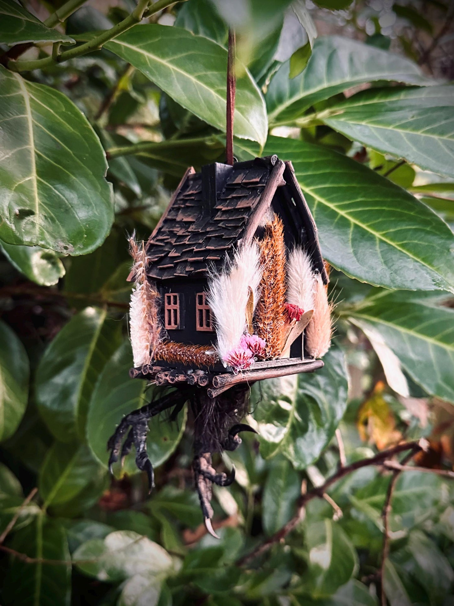 Handmade Baba Yaga Hut Decoration