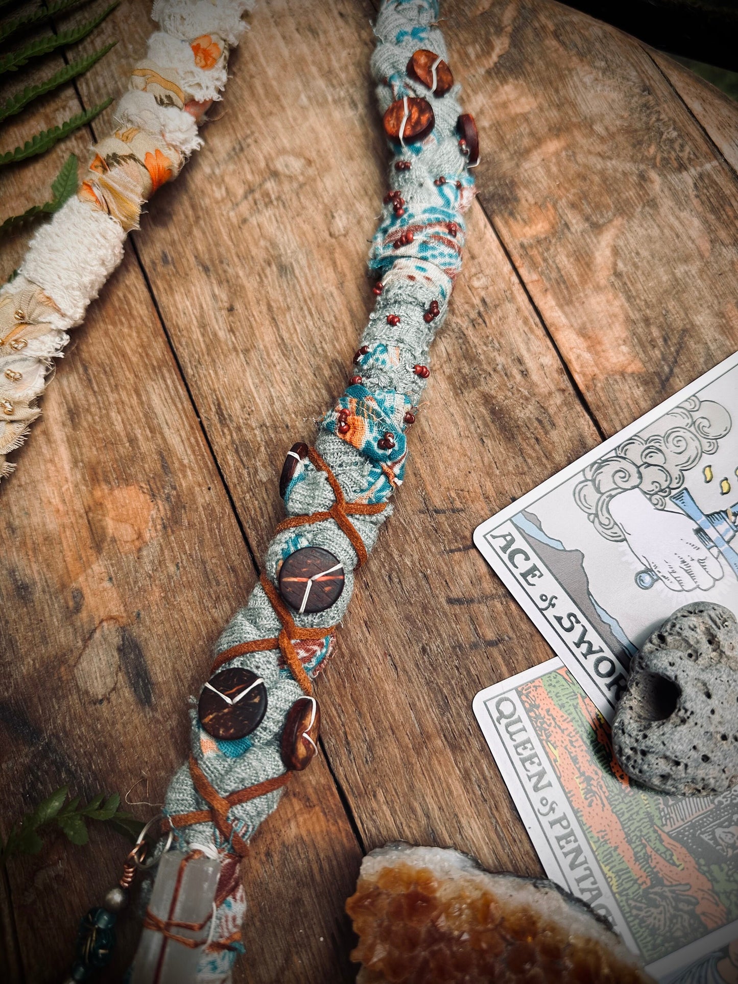 Handmade Crystal Hair Wrap