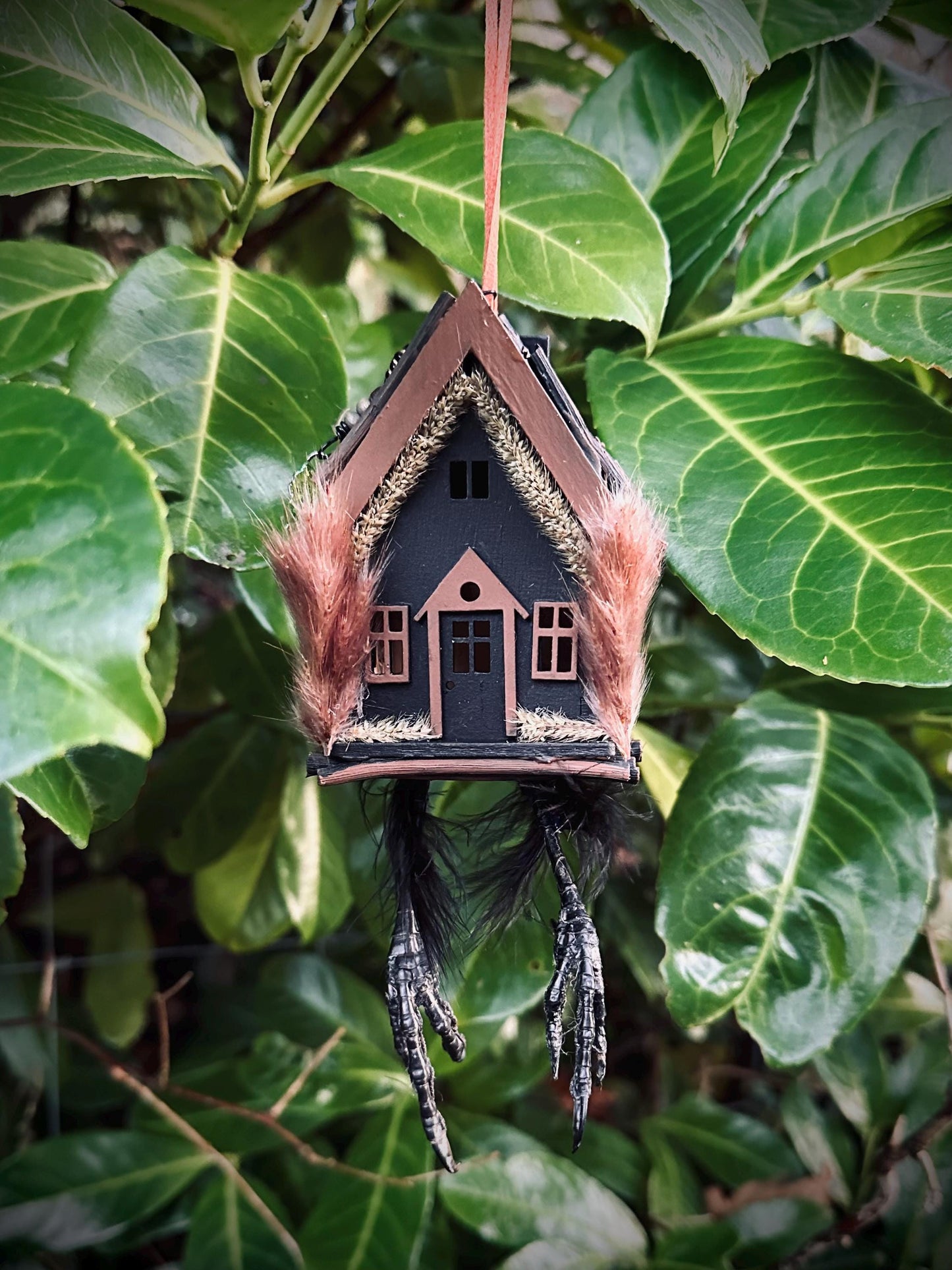 Handmade Baba Yaga Hut Decoration