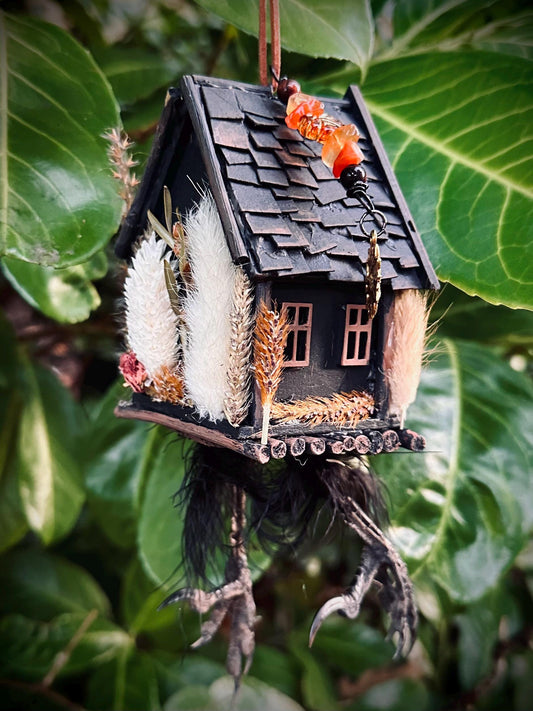 Handmade Baba Yaga Hut Decoration
