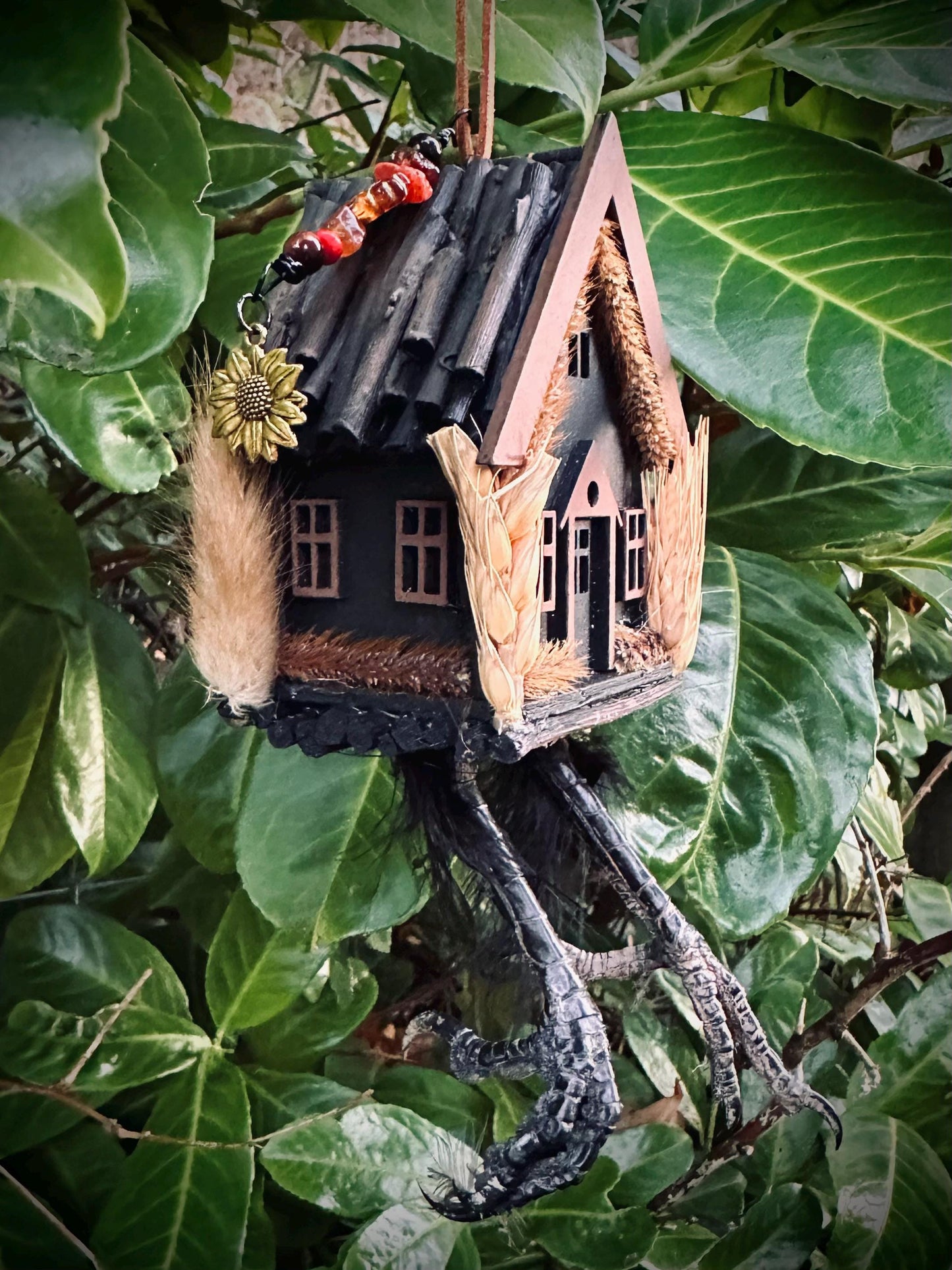 Handmade Baba Yaga Hut Decoration