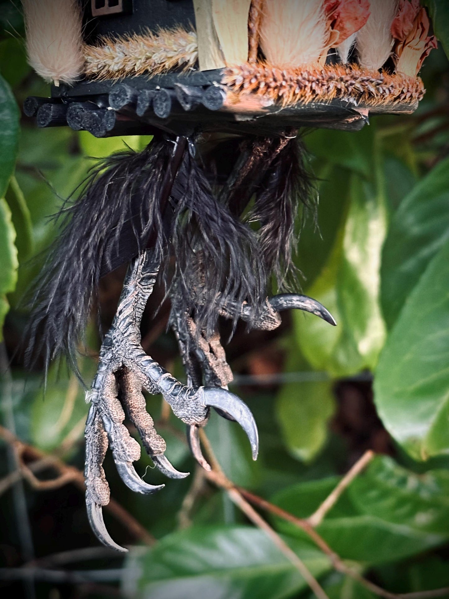 Handmade Baba Yaga Hut Decoration