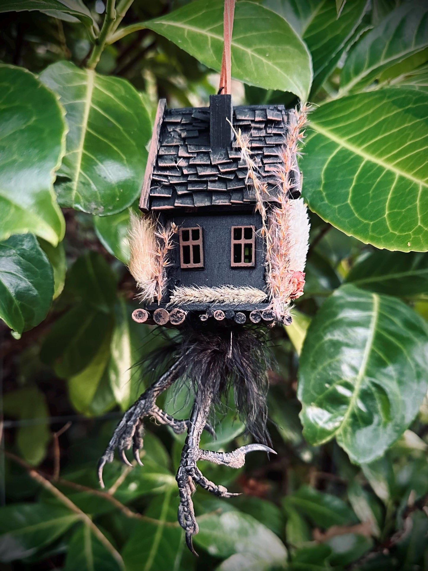 Handmade Baba Yaga Hut Decoration