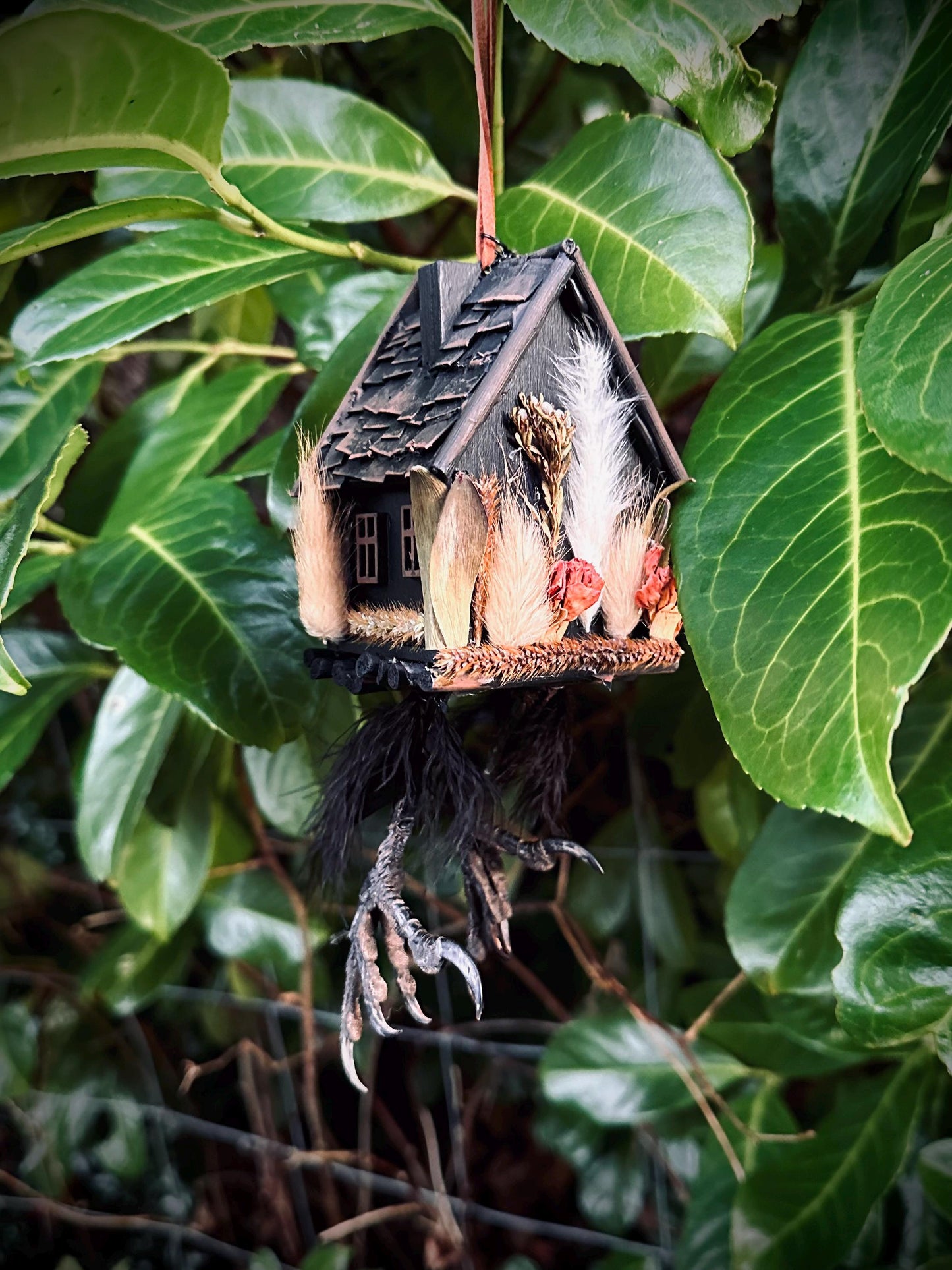 Handmade Baba Yaga Hut Decoration