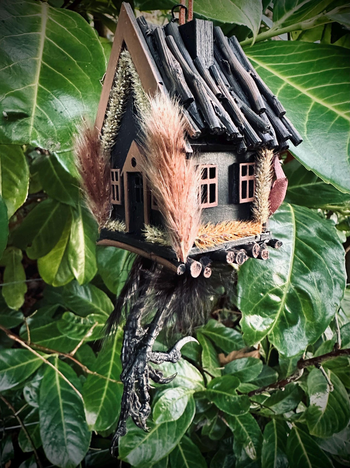Handmade Baba Yaga Hut Decoration