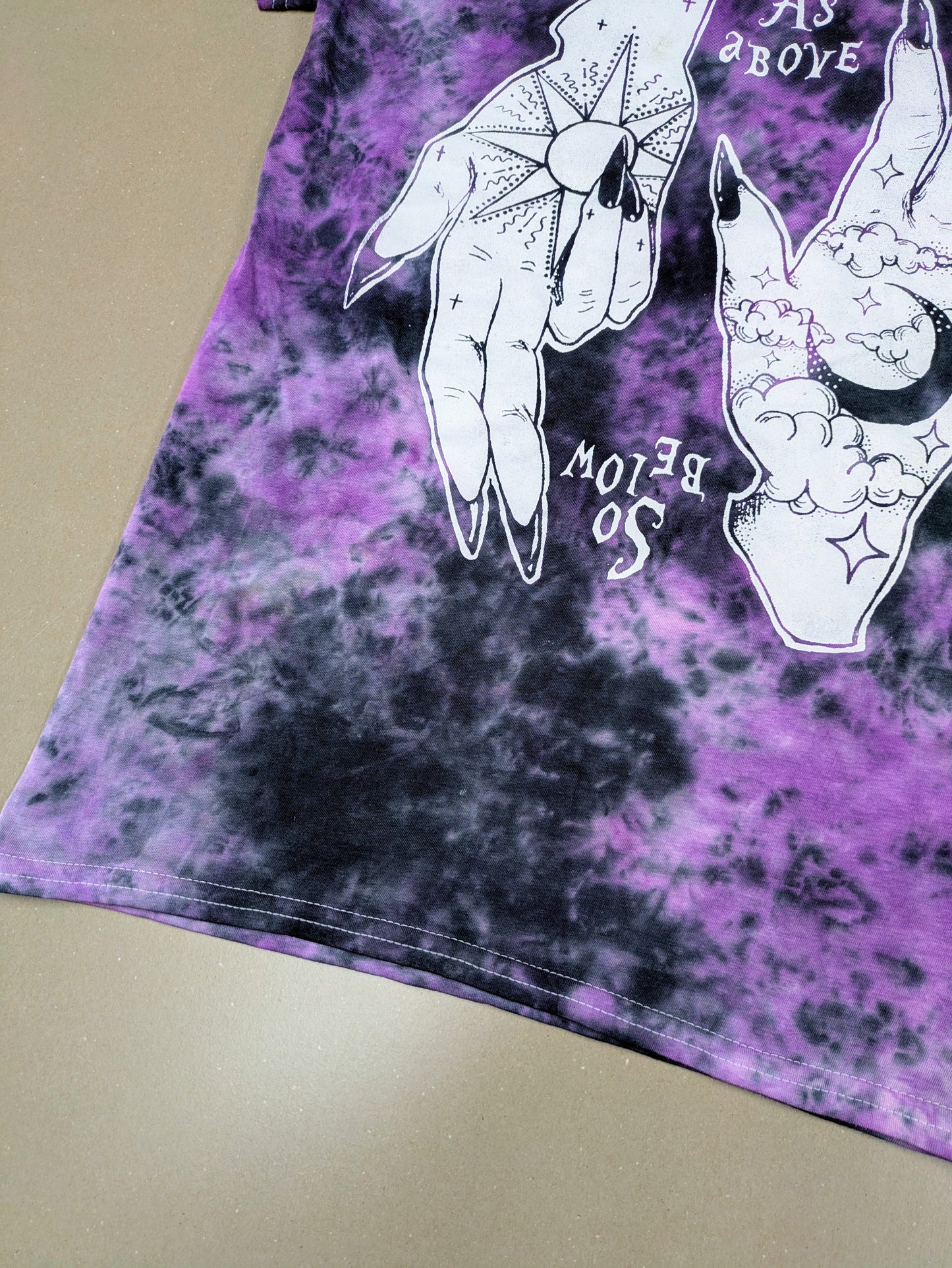 As Above So Below Tie Dye T-shirt
