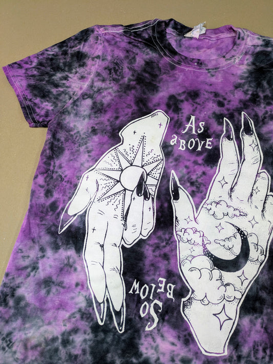 As Above So Below Tie Dye T-shirt