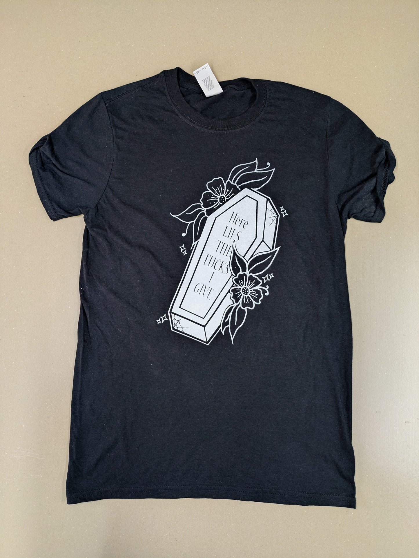Here Lies The F**ks I Give T-shirt