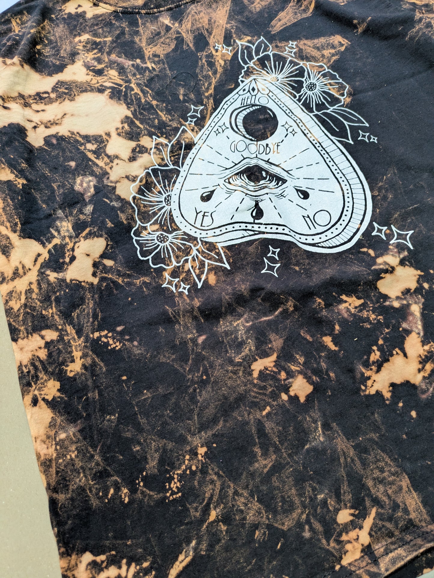 Hello Goodbye Ouija Tie Dye T-shirt