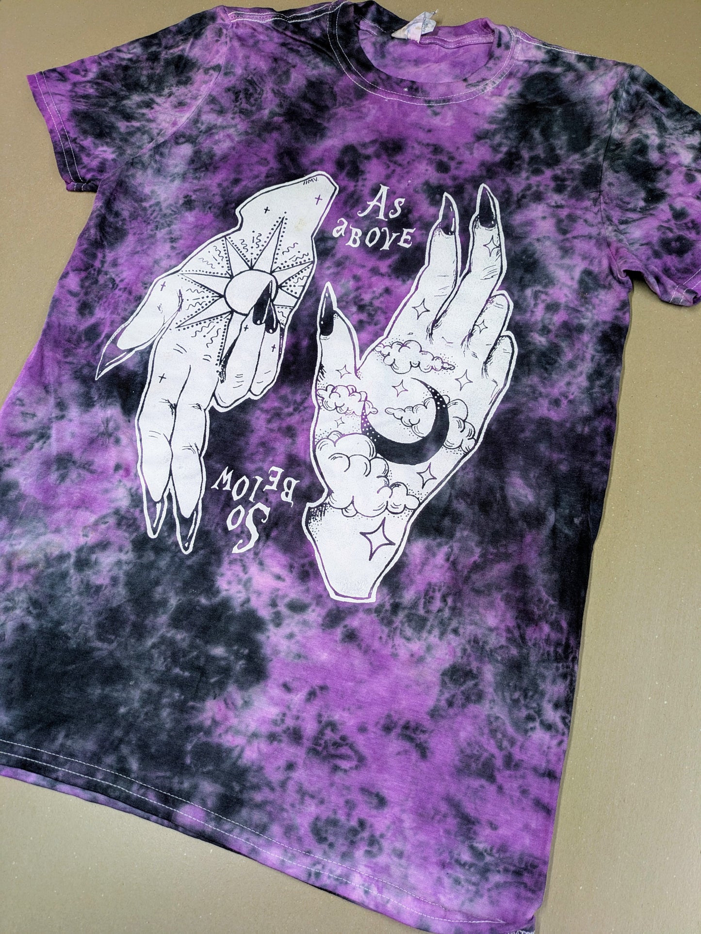 As Above So Below Tie Dye T-shirt