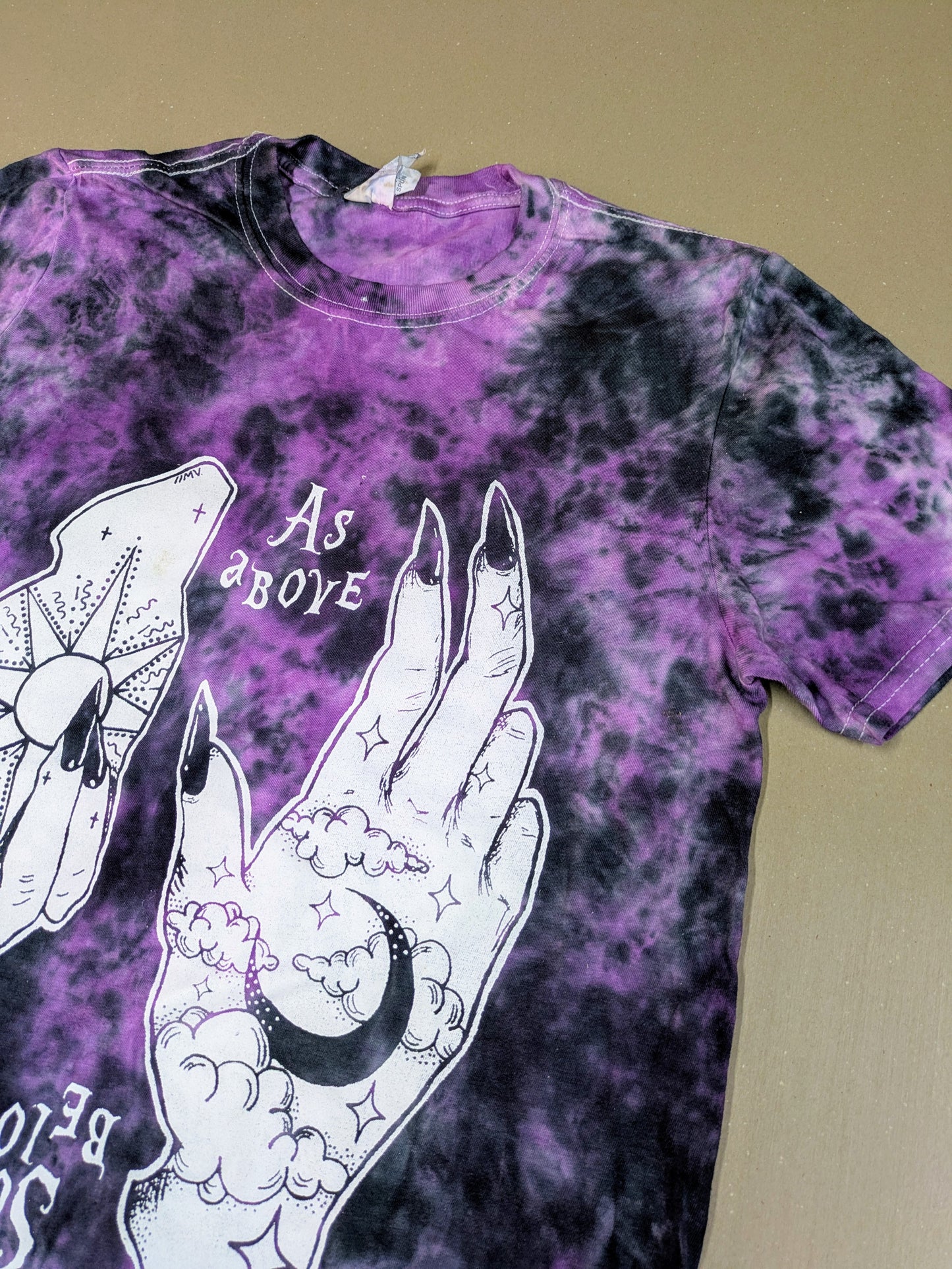 As Above So Below Tie Dye T-shirt