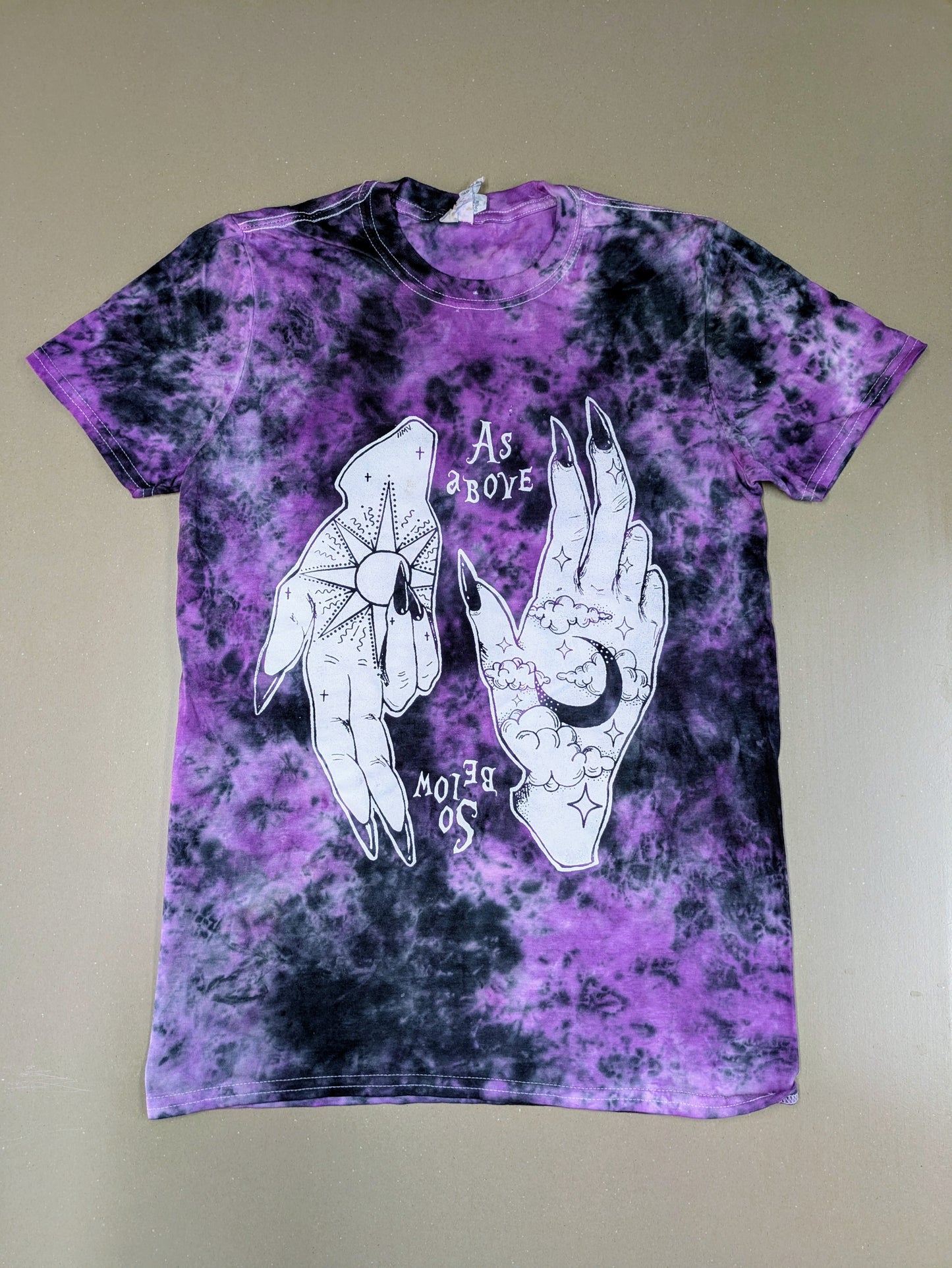As Above So Below Tie Dye T-shirt