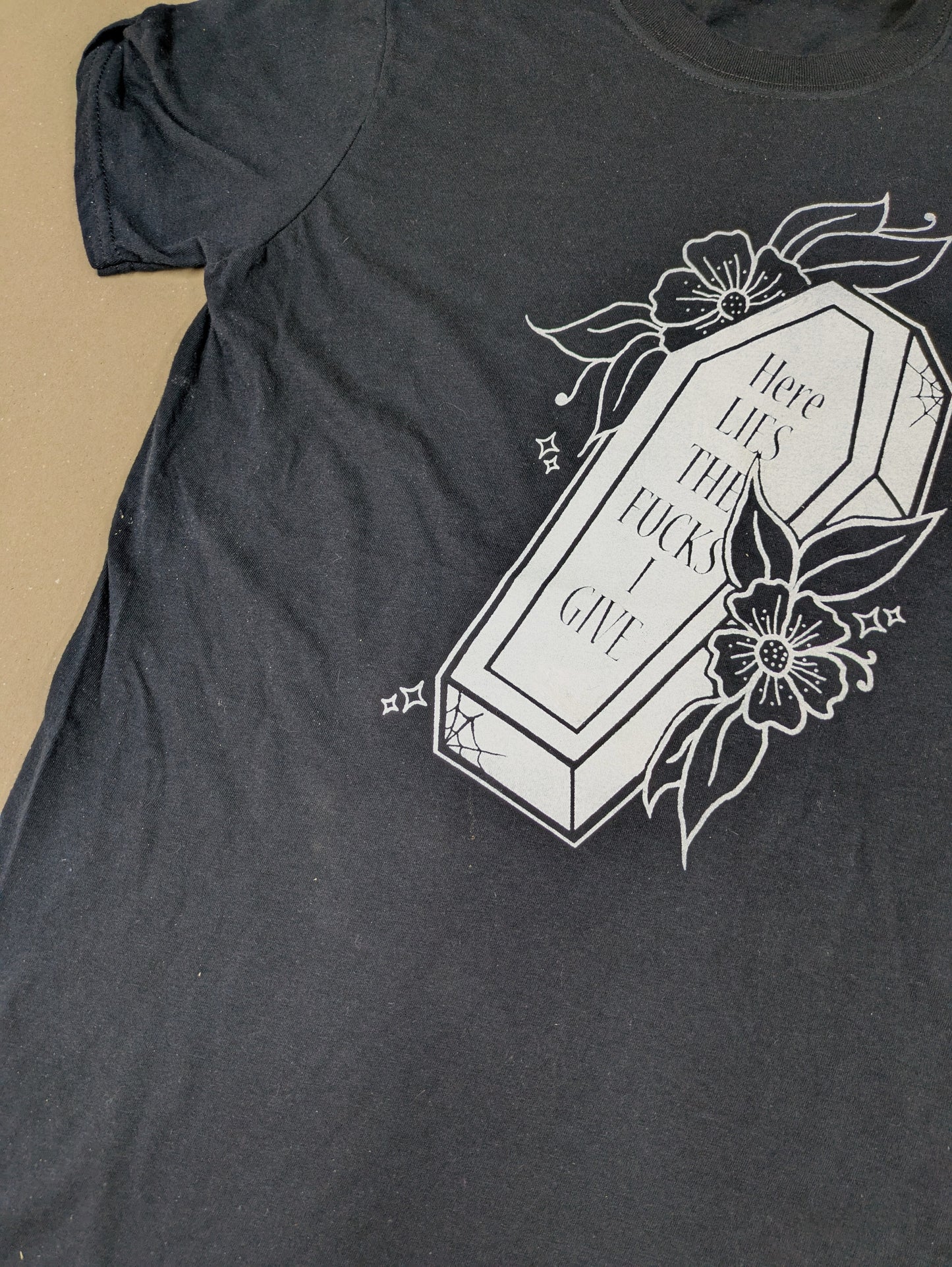 Here Lies The F**ks I Give T-shirt