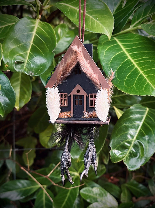 Handmade Baba Yaga Hut Decoration