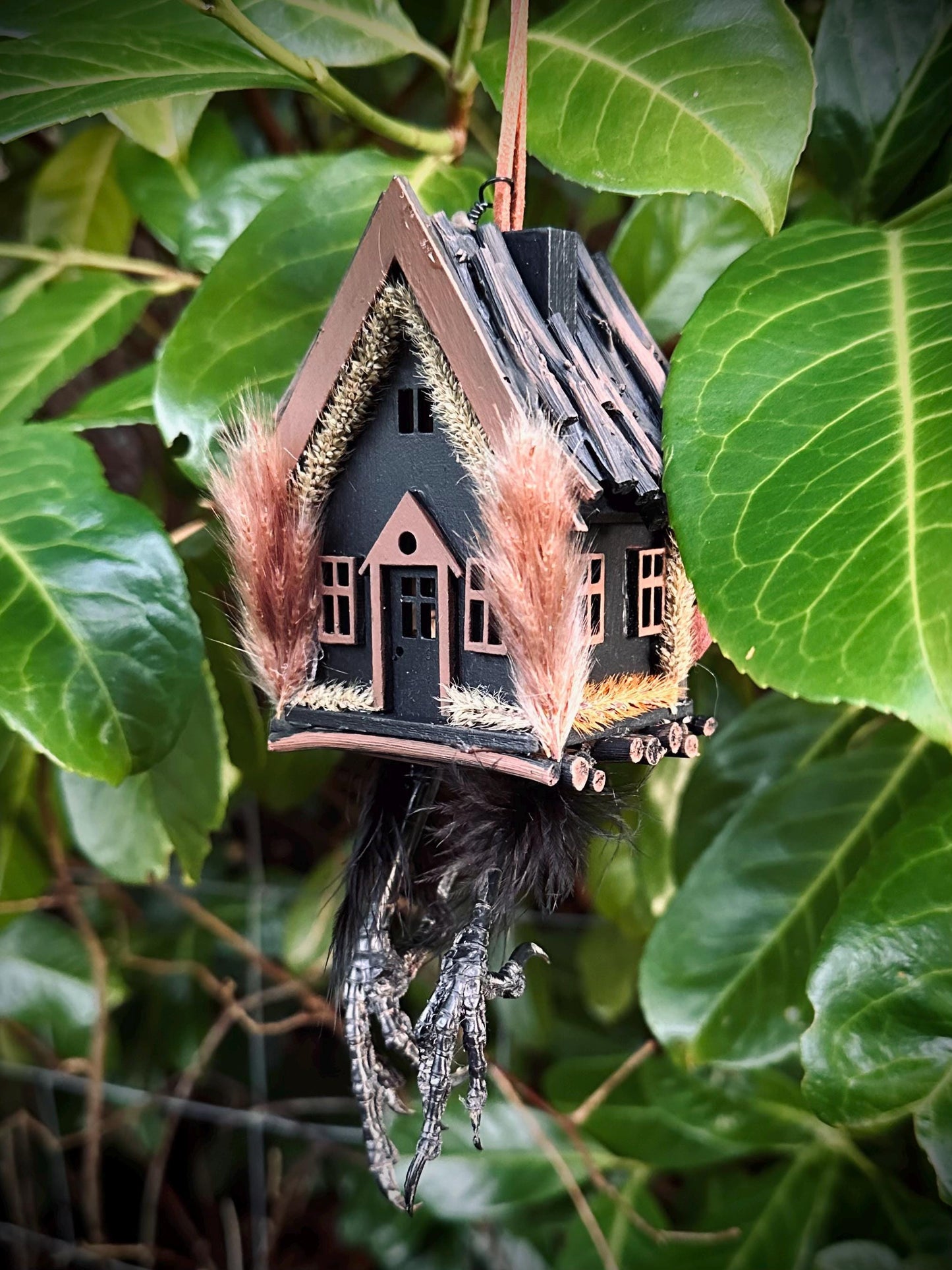 Handmade Baba Yaga Hut Decoration