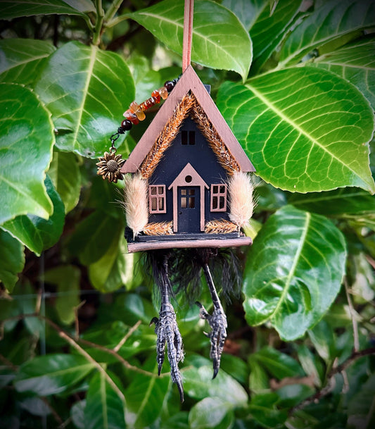Handmade Baba Yaga Hut Decoration