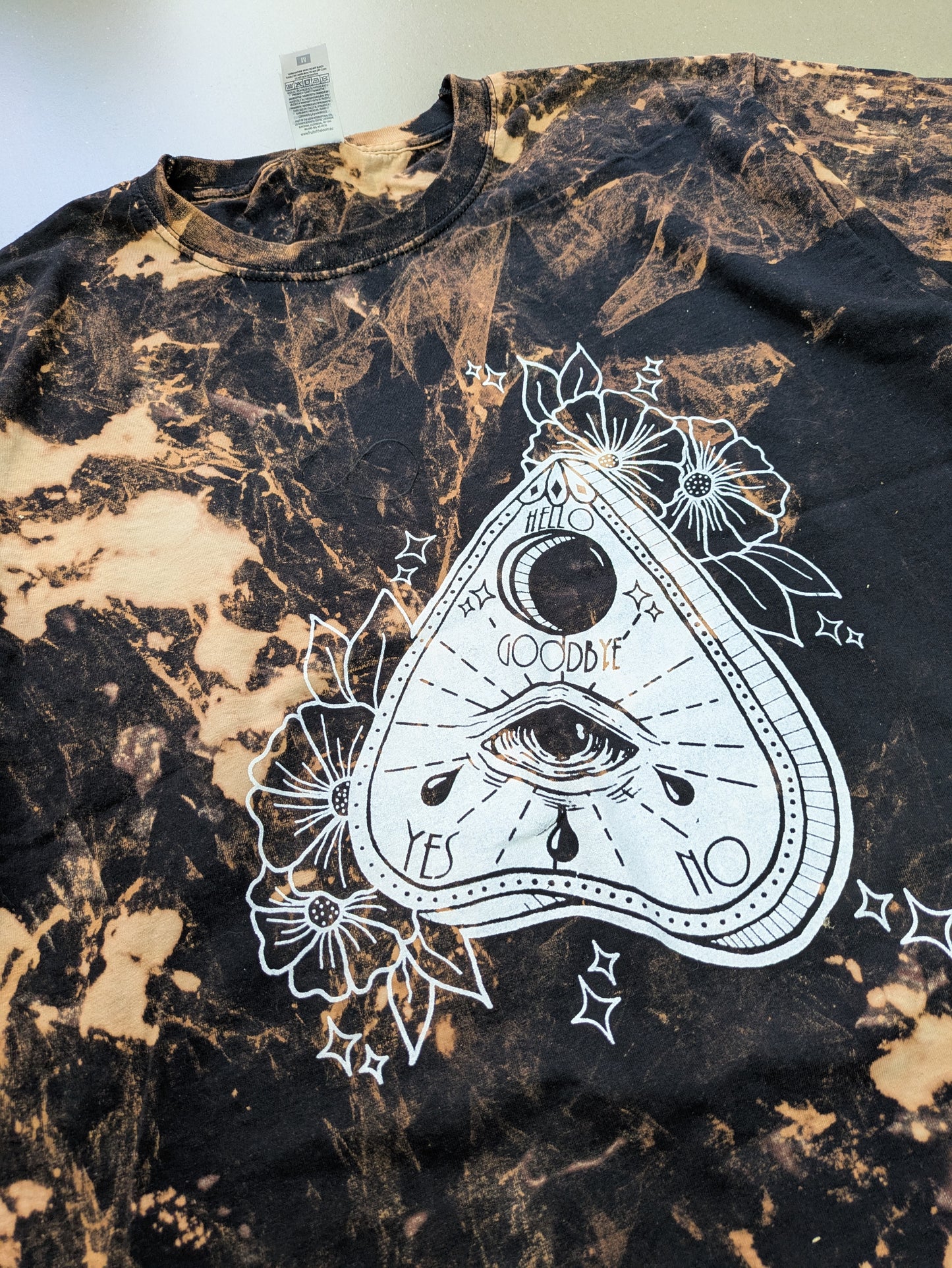 Hello Goodbye Ouija Tie Dye T-shirt