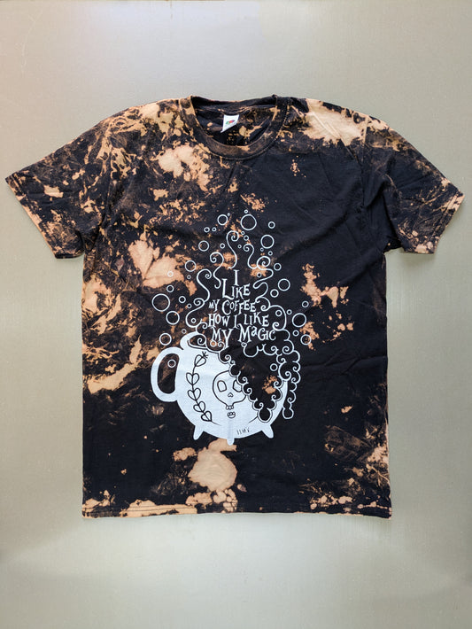 I Like My Coffee How I Like My Magic Tie Dye T-shirt